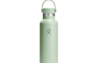 Hydro Flask Standard Mouth Water Bottle, 21 Oz, Aloe