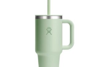 Hydro Flask Travel Tumbler 32 Oz Aloe Stainless Steel Insulated