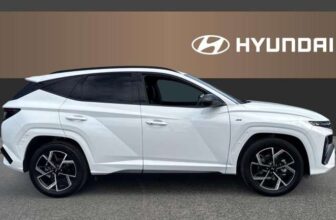 Hyundai TUCSON 1.6T 239 Hybrid N Line 5dr Auto Hybrid Estate – USED Pre-Reg- 10miles- W/12m Road tax- Collection from Hyundai Peterlee