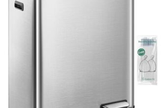 Hzuaneri Kitchen Bin, (2 X 30L) 60L Recycling Bins