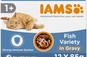 IAMS Adult Wet Cat Food Sea Collection in Gravy 12 x 85g
