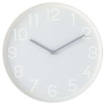 IKEA TROMMA Wall clock, white, 25 cm free C&C only