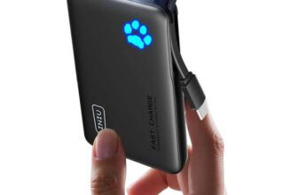 INIU Power Bank, Smaller & Lighter 10000mAh 20W Fast Charging with USB C Cable, by Simplelife llc / FBA – price at checkout