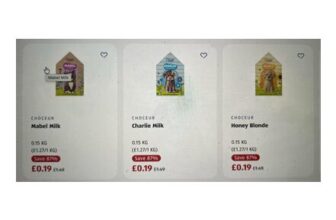INSTORE ONLY DEAL Easter Chocolate Dogs – 3 Different Ones