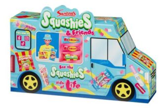 INSTORE ONLY DEAL Swizzels Squashies & Friends Van – 405g