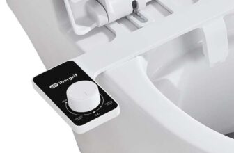 Ibergrif M41050 Bidet Attachment for Toilet UK, Non-Electric Cold Water Toilet Seat Attachment with Pressure Controls