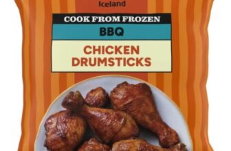 Iceland BBQ Chicken Drumsticks 1kg
