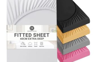 Imperial Rooms King Size Extra Deep Microfiber Fitted Sheets White