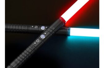 InLoveArts Rechargeable RGB Lightsaber with Sound, 7 Colors, Metal Hilt