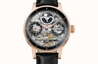 Ingersoll 1892 The Jazz Automatic Mens Watch with Black Dial and Black Leather Strap 42mm Case (Lifetime Warranty)