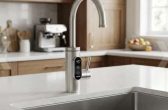 Instant Hot Water Tap Electric 360 Rotatable Stainless Steel Fast Heating Faucet with Digital Display – Stainless Steel WM-SJ-2H