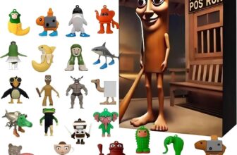 Italian Brainrot Action Figures Set 24PCS Tralalero Tralala Tung Tung Tung SahurCollectible Brainrot Toys1.8-3.3 Inch ToysInspired Funny Collectible Desk Toyfor Kids Adult Fans Gift for 6