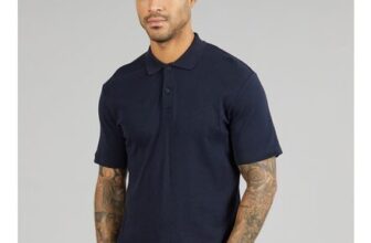 JACK & JONES Mens Blaroman Polo Shirt Night Sky