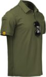 JACKETOWN Men Polo Shirt Short Sleeve Breathable Tennis Shirt Summer Tshirts Men Button Front Polo Shirts Casual Sport Shirt Basic Regular-Fit Golf