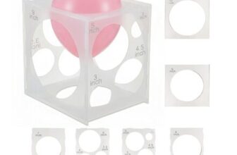 JEKUGOT Collapsible Balloon Sizer Box, 11 Holes, 2-10 Inches