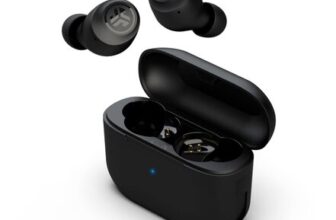JLab Go Air Pop Wireless Earbuds, 35h Playtime, Midnight Black