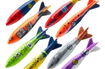 JOYIN 8-Pack Colorful Shark Pool Diving Toys for Kids