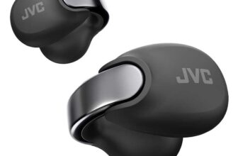 JVC HA-NP1T-B Wireless Open Ear Headphones, Up to 24h Battery, Lightweight, Waterproof IPX4, Touch Control Black