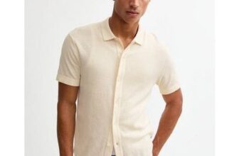 Jack & Jones White Regular Knitted Polo Shirt