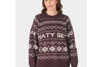 Jacquard Fair Isle Jumper with Mohair