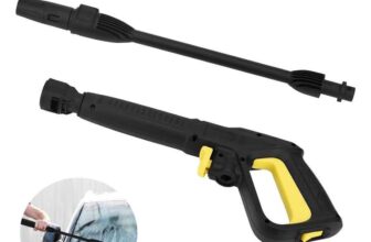 Jajadeal Car Wash Lance Trigger Gun Kit Compatible with Karcher K2K7 Pressure Washers, Adjustable Jet Nozzle, Quick Connect Extension