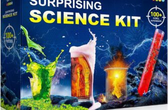 Japace 100 Science Lab Experiments Kits for Kids, STEM Activities Educational Scientist Toys for Boys Girls Chemistry Set, Cool Christmas Birthday Gift Ideas Holiday Suprise