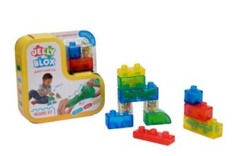 Jelly Blox Kit: 11 Blocks, Safe Sensory Toy, Ages 2