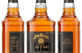 Jim Beam Black Bourbon Whiskey 70cl Aged 7 years ABV 45% – Clubcard Price