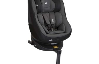 Joie Spin 360 R44 Rotating Combination Group 01 ISOFIX Car Seat (Birth – Approx 4 Years, 0-18kg), Ember