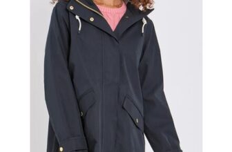 Joules Navy Waterproof Hooded Raincoat