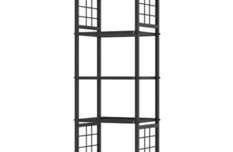 Jowkou 5-Tier Heavy-Duty Adjustable Steel Shelving, 32.5x43x136cm, 250kg