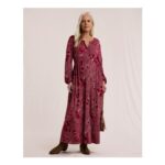 Julipa Button through Jersey Midi Dress