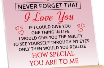 KAAYEE Valentines Gifts for Her, Girlfriend Valentines Gifts, Valentines Gift for Wife, Anniversary Acrylic Plaque Gift for Women, Partner and Fiancee Presents for Lover on Birthday