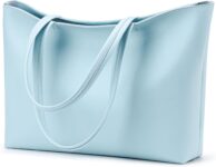 KALIDI Tote Bag Handbags for Women Large shoulder bag with Zipper Waterproof PU Womens Totes Ladies Bag for Work School Travel Daily Use