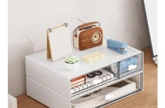 KARBAG Stackable Desk Drawer Organizer with 3 Drawers