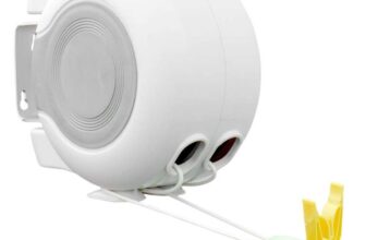 KCT 30m Twin Wall Mountable Retractable Washing Line (2 x 15m) – Shipped / Sold by Aquatix-2u Ltd