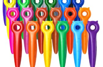 KERIFI Cat Shaped Crayons for Toddlers, 24 Non-Toxic Colors, Easy Grip for Little Hands, Safe Drawing Fun for Kids Ages 1-4, Perfect for Toddlers Art & School Supplies, Giftable Crayon Set