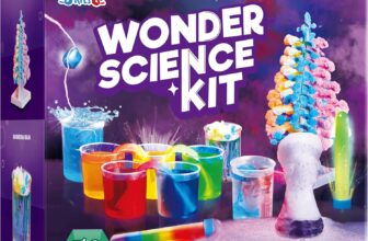 KLEVER KITS 50 Kids Science Experiment Kits,STEM Toys Crystal Growing Kit for Kids,Bicolor Flower Chemistry Set, Educational Toy Gifts for Boys Toys Age 6, Science Kits for Kid Age 10
