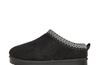 KRUSH Womens Aztec Mules Black