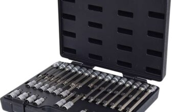 KS Tools 9114530 Ribe Bit Socket Set, 1/2