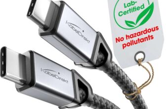 KabelDirekt USB C Cable for Fast Charging, Break-Proof Metal Plugs Nylon Braiding – Standard 1 Pack w/code Amazon Haul