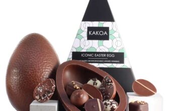 Kakoa Vegan Iconic Chocolate Easter Egg – Sold by Friars Gifts FBA