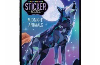 Kaleidoscope Sticker Mosaics Midnight Creatures