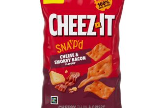Kelloggs Cheez-It Cheese & Smokey Bacon Crackers 150g – £1.19 s&s