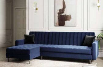 Kendall Quilted Velvet Clic Clac Storage Corner Sofa Bed ( 3 Colours to choose From)