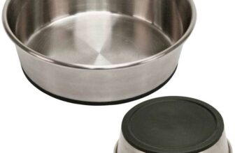 Kerbl Stainless Steel Pet Bowl, 2800 ml, Silver