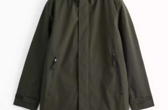 Khaki Longline Parka Coat / S, M, L, XL sizes available / Free click and collect