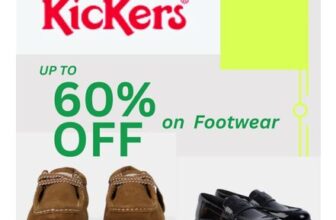 Kickers Footwear Sale – Upto 60% off on Footwears