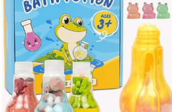Kids Bath Bombs Potion Bath Toy, 6 pcs Organic & Natural Ingredients Bubble Fun Science Toddler Bath Toys