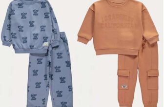 Kids Blue Play All Day / Terracotta Los Angeles Sweatshirt & Joggers Set 1.5-3Y / 3-6Y £7 / 6-8Y £8 – 10% Off With Reward Points – Free C&C